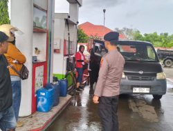 Antisipasi Rawan Kamtibmas: Anggota Polsek Mare Gelar Patroli Cipta Kondisi di SPBU Pertamina
