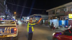 Blue Light Patrol Dan Pengaturan Lalin Polantas Bone Jaga Kamseltibcar Lantas