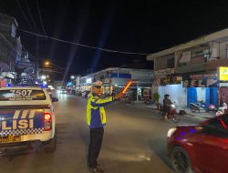 Blue Light Patrol Dan Pengaturan Lalin Polantas Bone Jaga Kamseltibcar Lantas