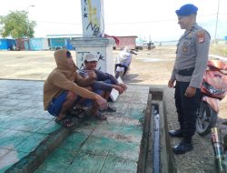 Satpolairud Polres Bone Lakukan Sambang Saat Pantau Situasi Keamanan di PPI Lonrae