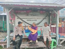 Door to Door System di Bajoe, Aiptu Baso Halim Bangun Kedekatan dan Serap Aspirasi Warga