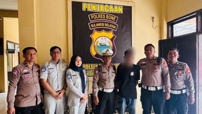 Satlantas Polres Bone Temukan Motor Hasil Curian, Satu Orang Diamankan