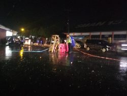 Ketua LKGH Bone Apresiasi Kinerja Satlantas Polres Bone Atur Lalin Ditengah Hujan Deras