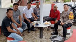 Bhabinkamtibmas Polsek Libureng Sampaikan Pesan Kamtibmas kepada Warga Desa Swadaya