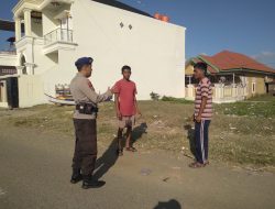 Untuk Menjaga Kamtibmas Wilayah Pesisir Anggota Satpolairud Polres Bone Lakukan Patroli Dialogis