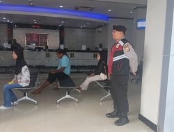 Bripka Nanang Pujiantoro Tingkatkan Pengamanan di kantor Obyek Vital Bank BRI Watampone