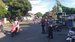Unit Lantas Polsek Tanete Riattang Intensifkan Pengaturan Arus Lalu Lintas Demi Keselamatan Pengguna Jalan