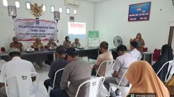 Bersinergi di Desa Binaan, Bhabinkamtibmas Brigpol Citra Demmu Hadiri Kegiatan Pelantikan Perangkat Desa
