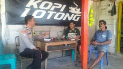 Sinergitas Polisi dan Warga Terjalin Erat Lewat Kunjungan Satkamling Kopi Lotong