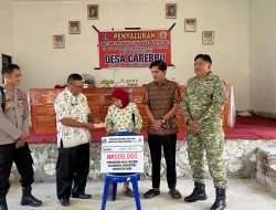 Polsek Awangpone Penyaluran BLT Dana Desa Carebbu periode April–Mei Tahun 2026