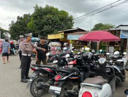 Sat Lantas Polres Bone Sosialisasikan Parkir Tertib di Pasar Kawasan Eks Pasar Sentral Watampone