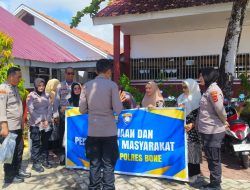Sat Binmas Polres Bone Berikan Binluh Kamtibmas kepada Guru SD Inpres 12/79 Cellu