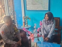 Sambang Humanis Bripka Sultan, Wujudkan Kamtibmas Kondusif di Kelurahan Biru