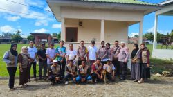 Personel Sat Binmas Polres Bone Laksanakan Sambang Sapa ke Pos Satkamling di Desa Sijelling