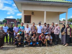 Personel Sat Binmas Polres Bone Laksanakan Sambang Sapa ke Pos Satkamling di Desa Sijelling