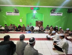 Personel Polsek Lappariaja Hadiri Kegiatan Zikir Bersama di Masjid Babul Khaer Lajange Desa Patangkai