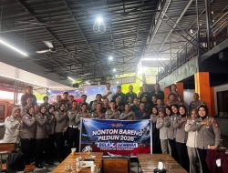 Serunya Nobar Piala Dunia 2026 Bareng Satlantas Polres Bone, Nonton Bola Sambil Edukasi Lalin