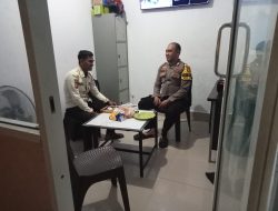 Kunjungan Satkamling, Bripka Wiwin Susanto Bangun Kemitraan dengan Petugas Keamanan