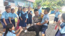Polisi Sahabat Anak, Brigadir Muhammad Rheza Hasan Ajak Anak TK Rajin Belajar dan Berperilaku Baik