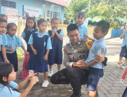 Polisi Sahabat Anak, Brigadir Muhammad Rheza Hasan Ajak Anak TK Rajin Belajar dan Berperilaku Baik