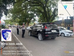 Satlantas Polres Bone Laksanakan Pengamanan Kepulangan Jamaah Haji