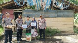 Dalam Rangka Hari Bhayangkara ke-80, Kapolsek Palakka Salurkan Bantuan Sosial kepada Warga Kurang Mampu