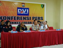 Konferensi Pers Biddokkes Polda Sulsel Terkait Penanganan Laka Laut KM Nurul Salsa di Perairan Selayar