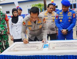 Kapolda Sulsel Resmikan Pos Pangkalan Kapal Patroli Polairud di Pulau Jinato Kab. Kepulauan Selayar
