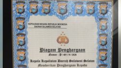 Selamat, Satlantas Polres Bone Berhasil Raih 2 Penghargaan dari Polda Sulsel
