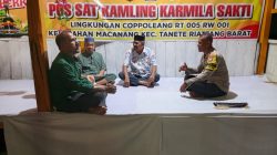 Satkamling Jadi Garda Terdepan, Bripka Muh. Tachdir Perkuat Sinergi dengan Warga