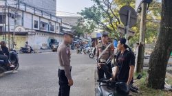 Satlantas Polres Bone Tindak Pengendara yang Tidak Gunakan Helm dan Knalpot Brong