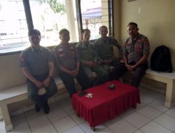 Aipda Jamal Bersama Polhut Koordinasi Untuk Jaga Situasi Kamtibmas Pada Hutan Lindung Polsek Tonra Polres Bone