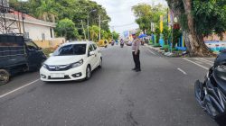 Unit Lantas Polsek Tanete Riattang Hadir Pagi Hari, Pastikan Arus Lalu Lintas Tetap Lancar