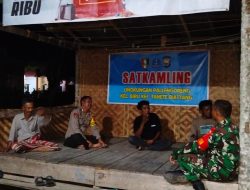 Satkamling Tetap Aktif, Bhabinkamtibmas Kelurahan Biru Dorong Partisipasi Warga Jaga Keamanan