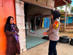 Bhabinkamtibmas ini Menyapa Warga Perkuat Upaya Menjaga Keamanan Lingkungan