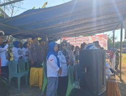 Polsek Ajangale Laksanakan Pengamanan Turnamen Sepak Bola HUT Proklamasi RI Ke-81 di Desa Allamungeng Patue