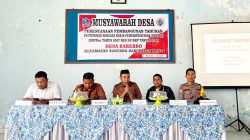 Bhabinkamtibmas Polsek Barebbo Hadiri Musyawarah Desa Penyusunan RKPDes Tahun 2027 Desa Barebbo
