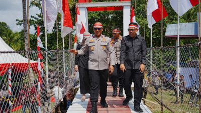 Wakapolda Sulsel Resmikan Jembatan di Dusun Bulu, Wujud Nyata Polri Hadir Berikan Manfaat bagi Masyarakat
