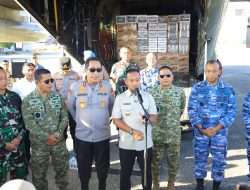 Kapolda Sulsel Hadiri Pelepasan Bantuan Kemanusiaan Forkopimda Sulsel untuk Korban Gempa NTT