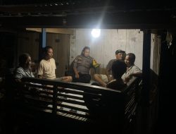 Bhabinkamtibmas Polsek Amali Rutin Laksanakan Pembinaan Satkamling
