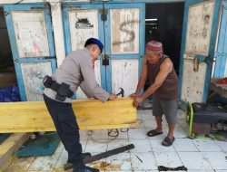 Demi Menjaga Kamtibmas Yang Kondusif Personi Satpolairud Polres Bone, Ruting Lakukan Giat Sambang Kepada Masyarakat Nelayan