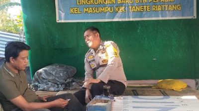 DDS Bhabinkamtibmas, Aiptu Baso Halim Perkuat Kedekatan dengan Warga Bajoe