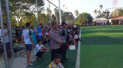 Semarak HUT RI ke-81, Polsek Ponre Melaksanakan Pengamanan Turnamen Sepak Bola
