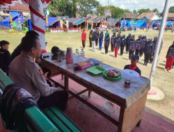 Berikan Arahan Dan Semangat, Kapolsek Cenrana Kunjungi Peserta Pelatihan Paskibra