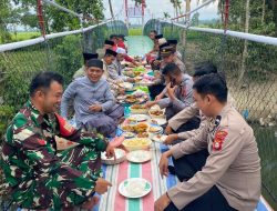 Kapolsek Sibulue Hadiri Syukuran Peresmian Jembatan Gantung TMMD ke-129