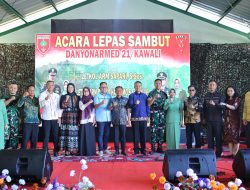 Kapolres Bone Hadiri Lepas Sambut Danyon Armed 21/Kawali