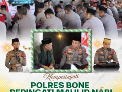 Polres Bone Peringati Maulid Nabi Muhammad SAW 1448 H, Momentum Meneladani Akhlak Rasulullah
