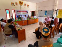 Bripka Saharuddin Menghadiri Kegiatan Rembuk Stunting dan Musdes Penyusunan RKPDes di Desa Sijelling
