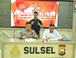 Konferensi Pers Polda Sulsel Ungkap 11 Modus Tindak Pidana Siber, 22 Tersangka Diamankan