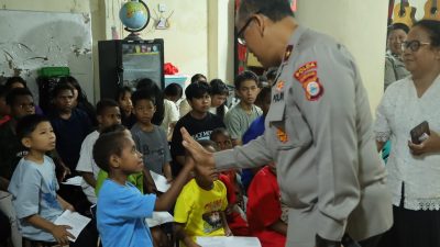 Persekutuan Oikumene Polda Sulsel Berbagi Kasih dan Sukacita di Panti Asuhan Titipan Kasih
